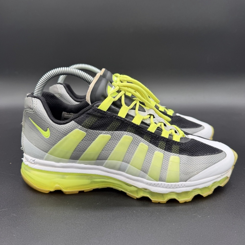 Nike Air Max 95 + BB Black / Volt Running Shoes Youth Size 6.5Y